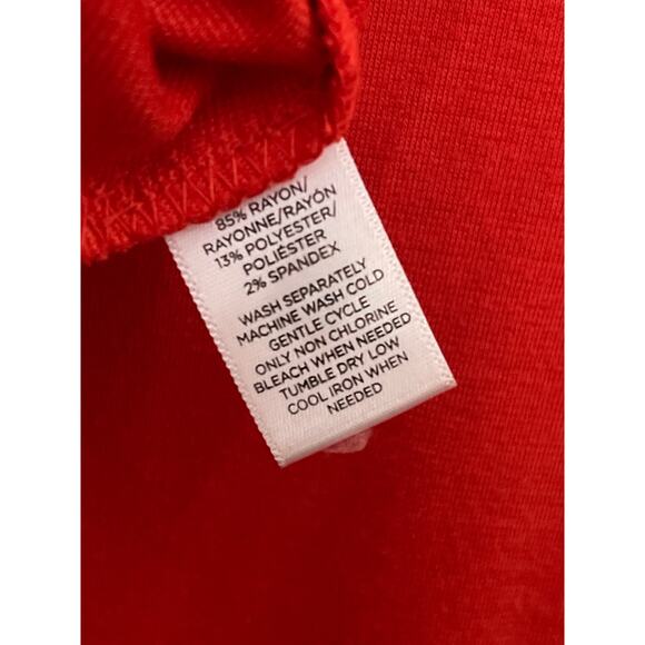 Loft Orange Long sleeve Blouse, size M - Picture 7 of 7